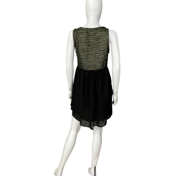 Altar’d State Black Gold Metallic V Neck Dress
New - Picture 3 of 10